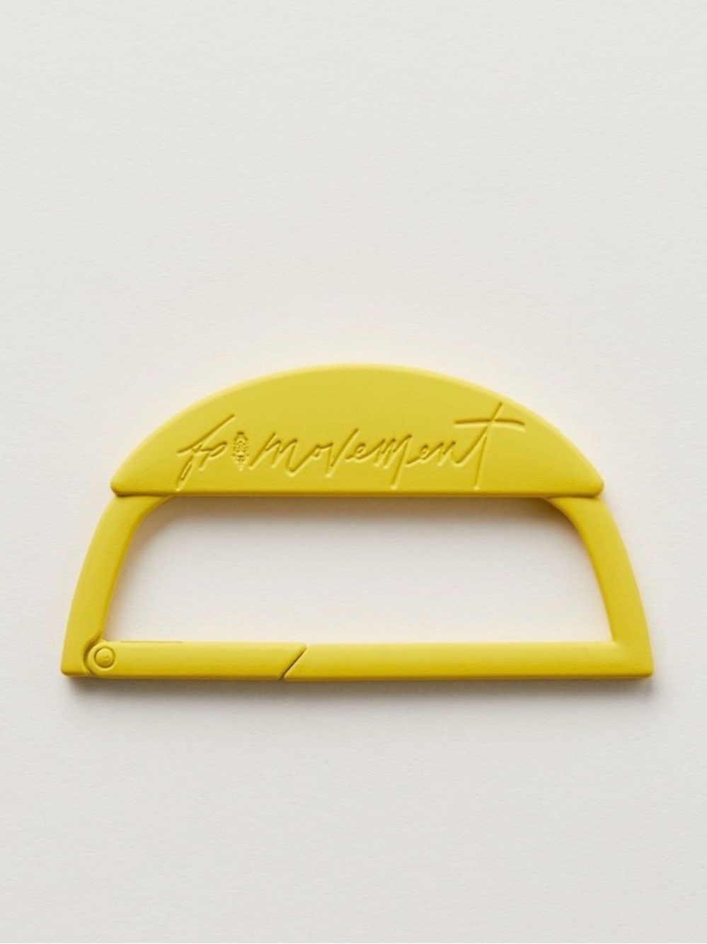 FP Movement Crescent Carabiner🔥 Dijon Yellow🔥New with tags!